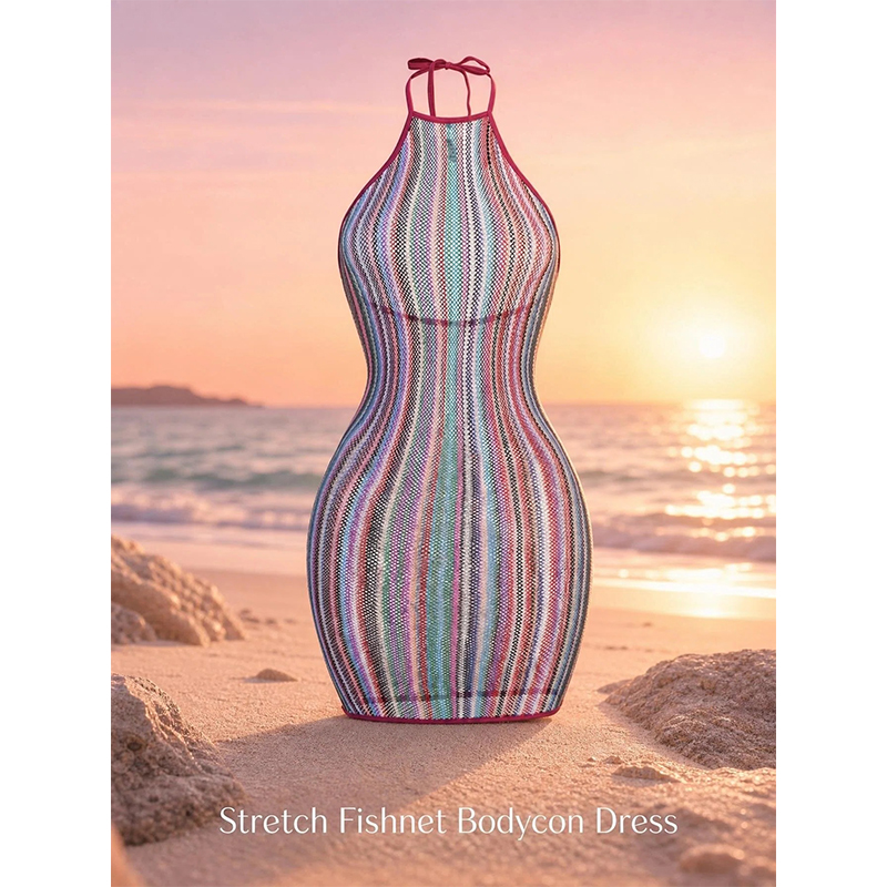1PC Gaun Bodycon Wanita Seksi  - Cover Up Kaftan ulasan dan harga