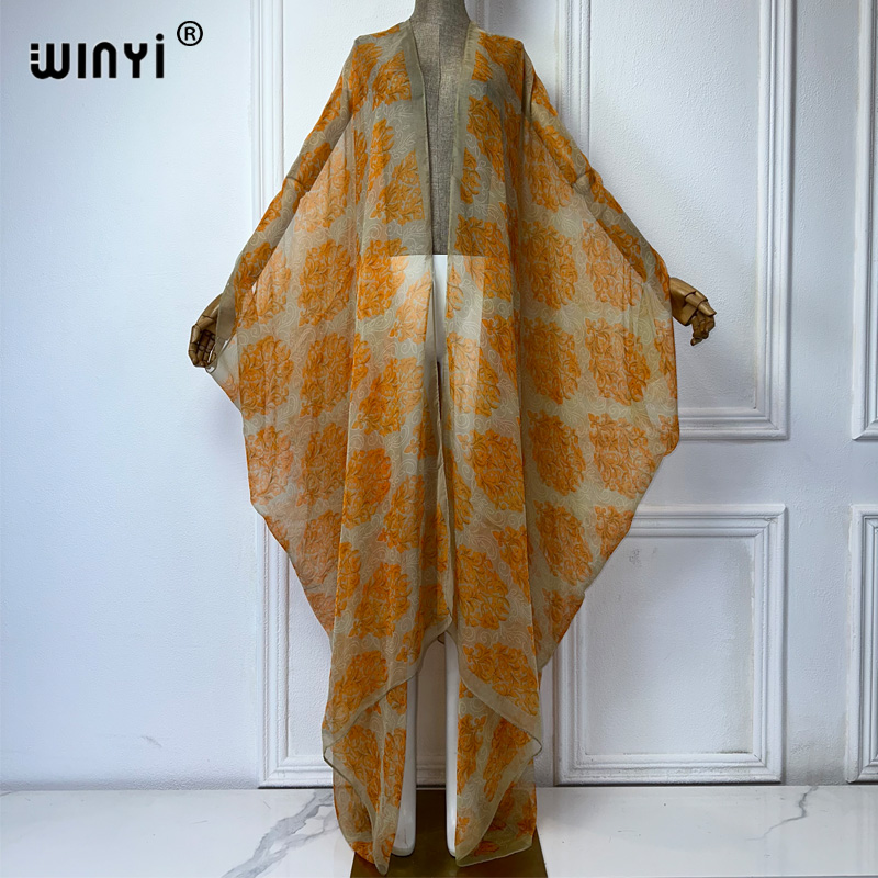 WINYI kimono maksi wanita, pak - Cover Up Kaftan ulasan dan harga