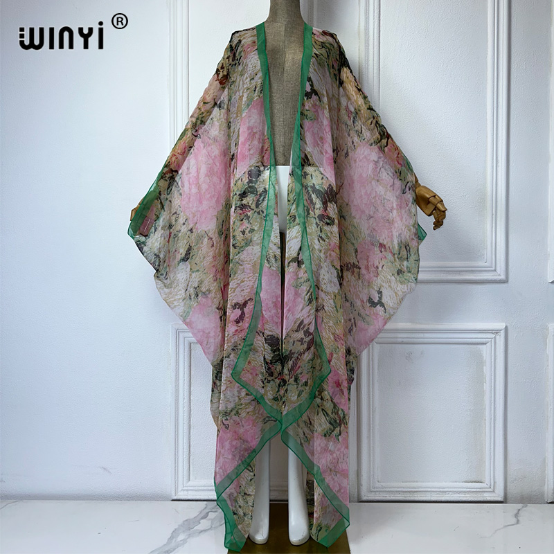 WINYI kimono maksi wanita, pak - Cover Up Kaftan ulasan dan harga
