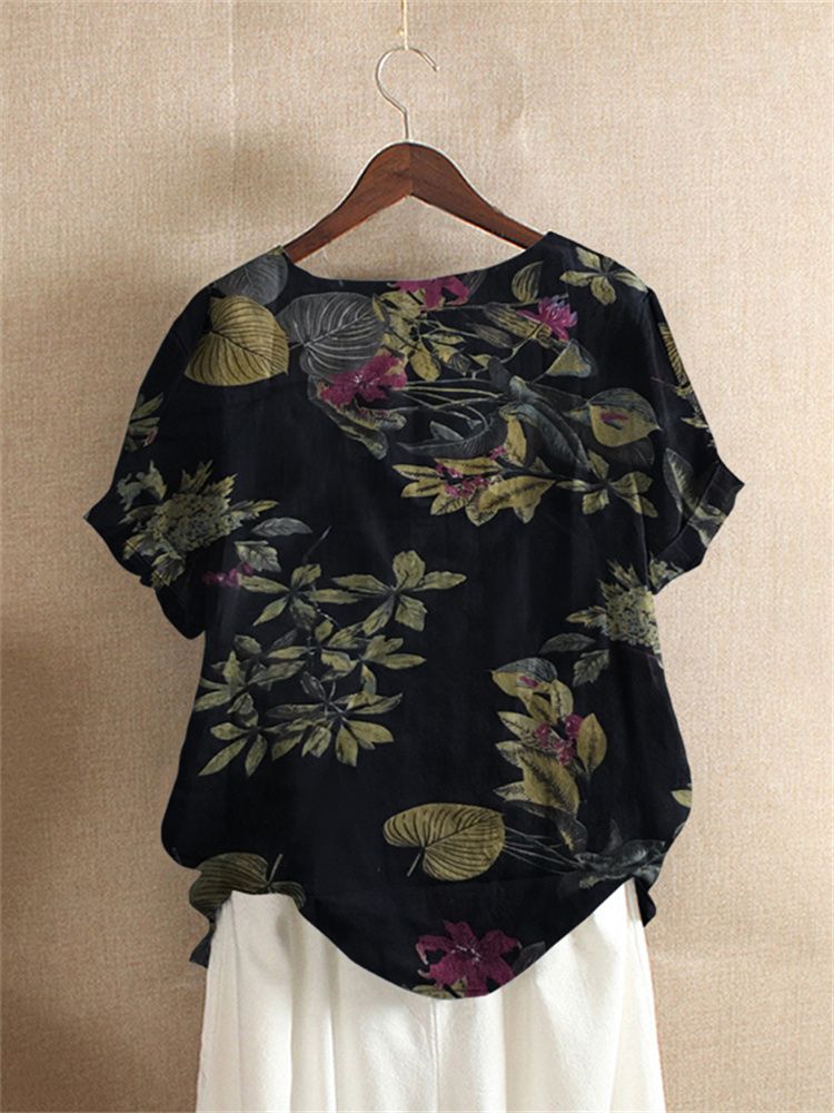 ZANZEA blus Kaftan wanita, Ata - Romper Floral Print ulasan dan harga