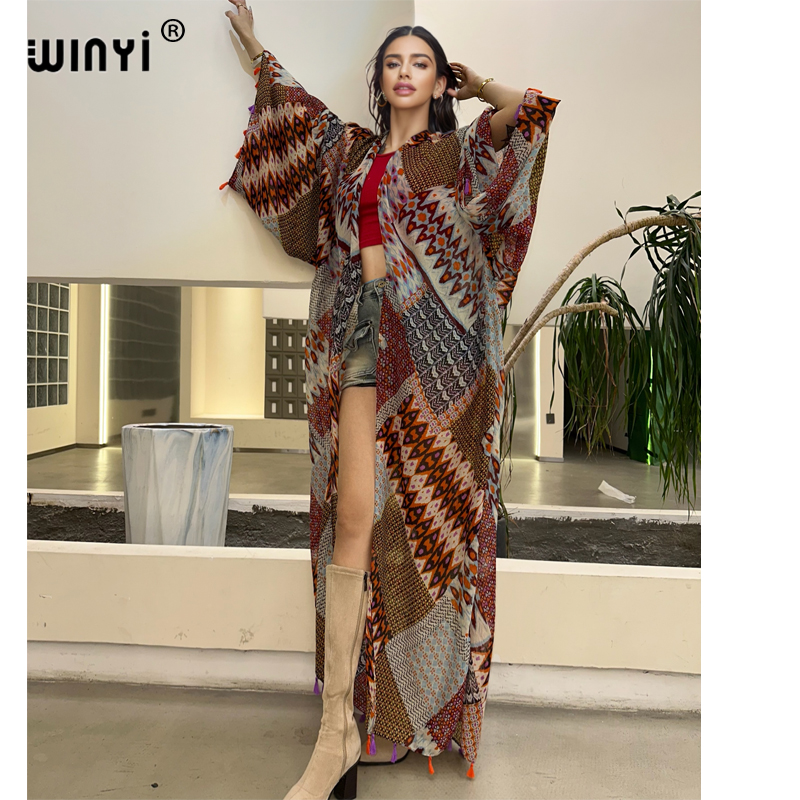 WINYI Pakaian Musim Panas Kimo - Cover Up Kaftan ulasan dan harga