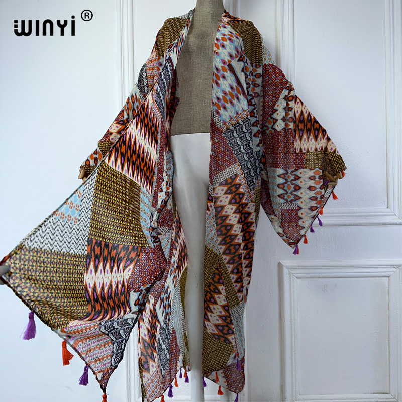 WINYI Pakaian Musim Panas Kimo - Cover Up Kaftan ulasan dan harga